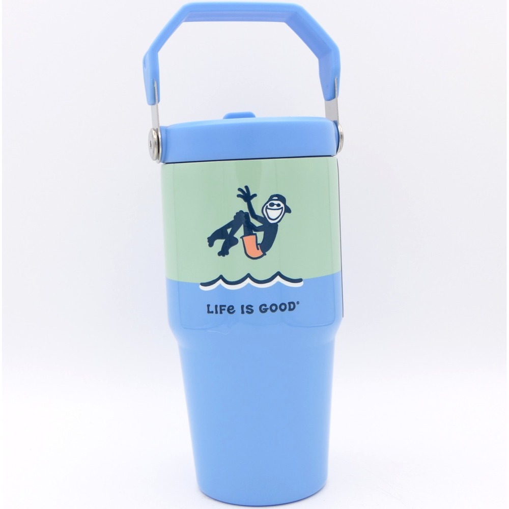 CRK. by Corkcicle 20 oz Roam Cup Life Is Good Hot or Cold Stainless Steel Handle
